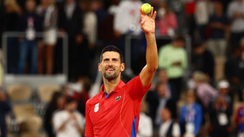 Novak Djokovic Paris 2024 Serbia