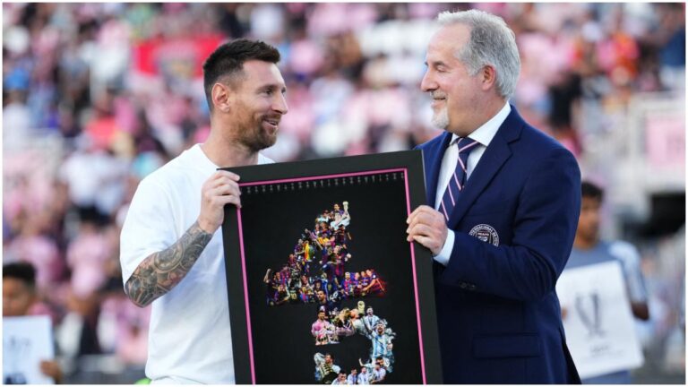 Inter Miami le rinde un emotivo homenaje a Lionel Messi por sus 45 títulos como profesional