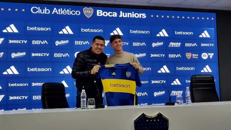 Belmonte fue presentado en Boca: “Es un orgullo muy grande venir a este club”