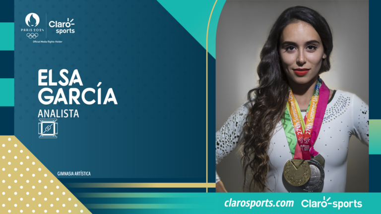 Elsa García compartirá su experiencia con Claro Sports durante la gimnasia artística de Paris 2024