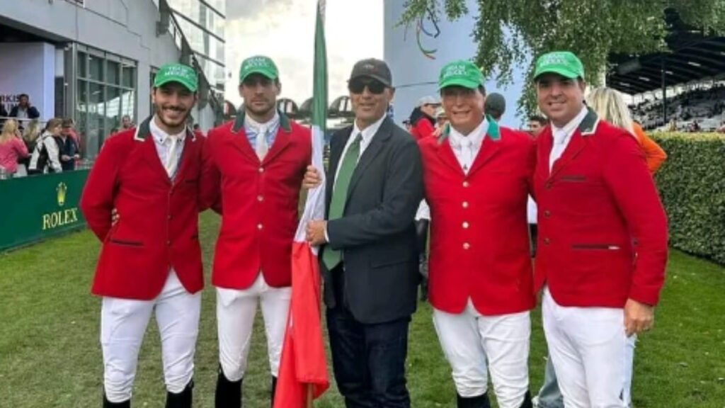 El conjunto mexicano de salto ecuestre se adjudicó la medalla de plata en la Copa de Naciones del Festival Mundial