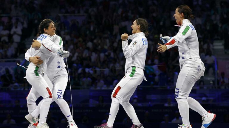 Highlights de esgrima en Paris 2024: Resultados de la final Italia vs Francia de espada por equipos femenil