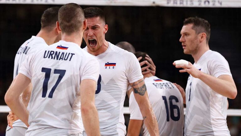 Highlights de voleibol de sala en Paris 2024: Resultado del Eslovenia vs Serbia Grupo A varonil 