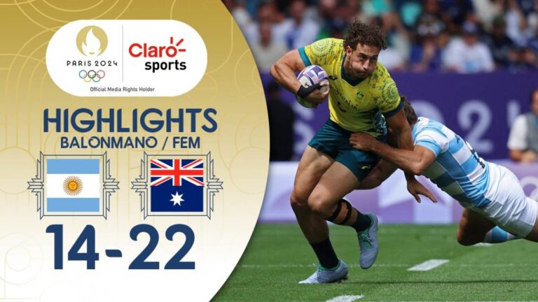 Highlights de rugby 7 en Paris 2024: Resultado de Argentina vs Australia del Grupo B varonil