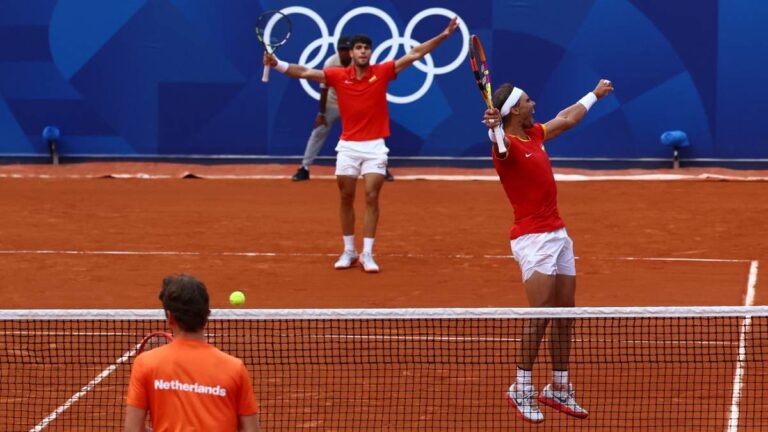 Highlights de tenis en Paris 2024: Resultados del Alcaraz/Nadal vs Griekspoor/Koolhof de la segunda ronda de dobles varonil