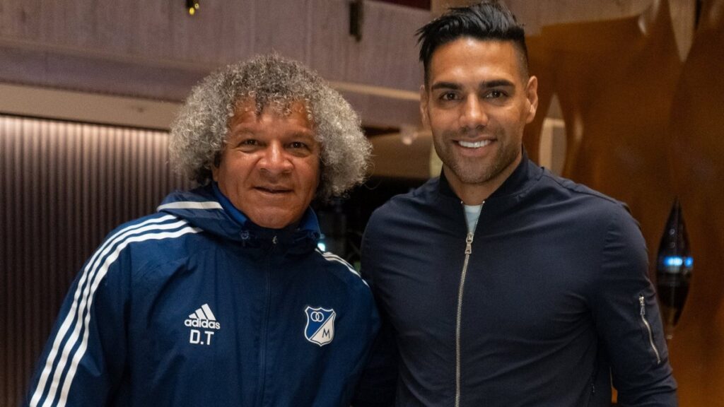 Alberto Gamero y Falcao García. - @MillosFCoficial.