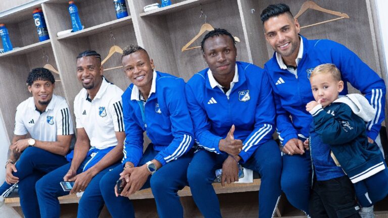 Falcao García y la hinchada de Millonarios se dieron su primer abrazo: ¡el ‘Tigre’ es azul!