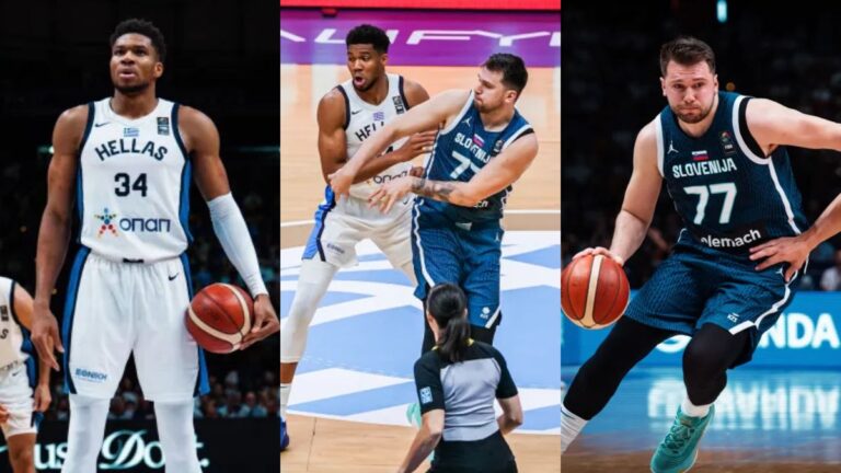 Las mejores jugadas del duelazo entre Luka Doncic y Giannis Antetokounmpo en el Preolímpico de Básquetbol