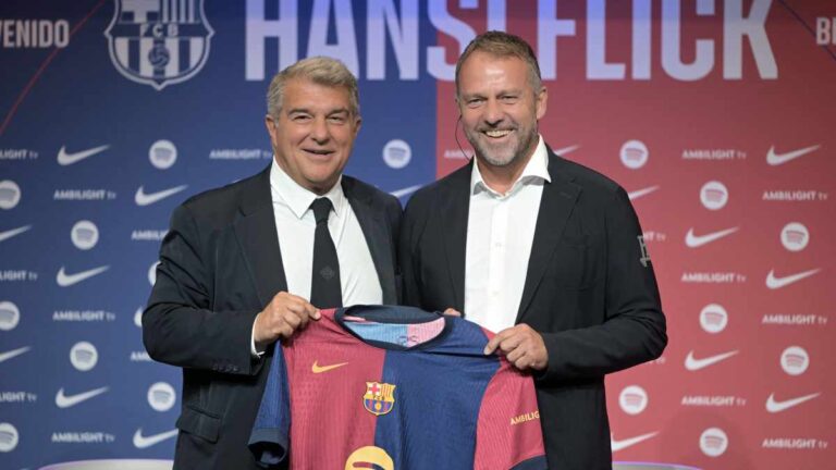 Hansi Flick habla en su presentación como el DT del Barça: “Mis equipos no han estado lejos de la idea de Cruyff y Guardiola”