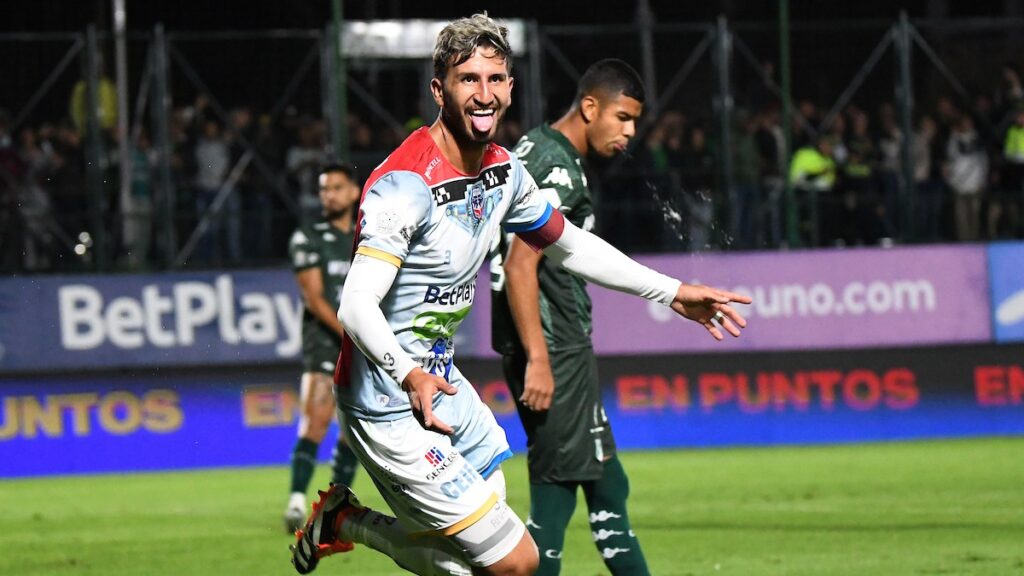 Daniel Rivera celebra un gol. - Vizzor Image.