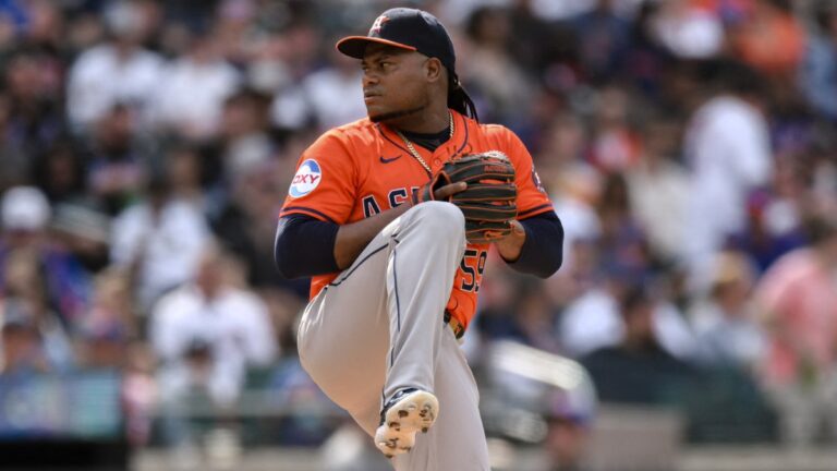 Framber Valdez otorgó 10 ponches en la paliza de Astros ante Marlins