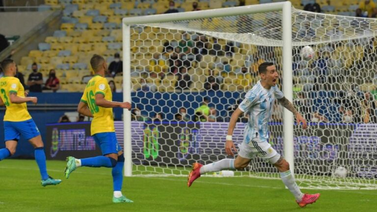 Di María, el hombre gol de Argentina: cuatro goles en seis finales jugadas