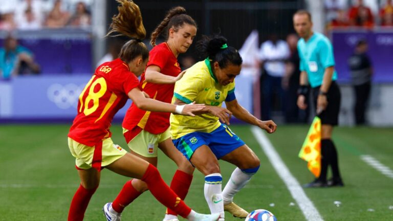 Fútbol femenil en vivo Paris 2024: Brasil vs España, transmisión y resultado en directo