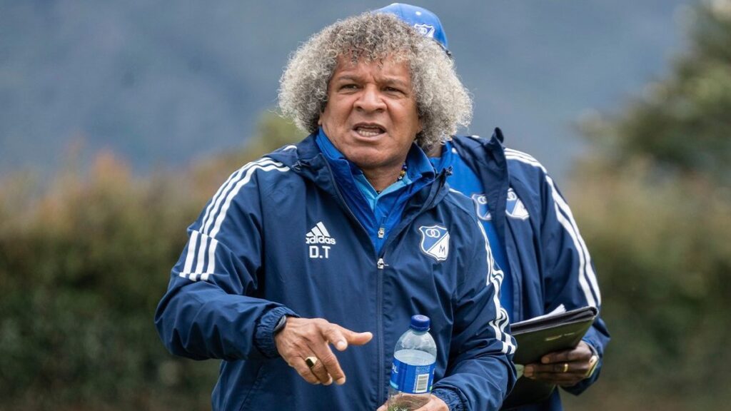 Alberto Gamero, en un entrenamiento. - @MillosFCoficial.