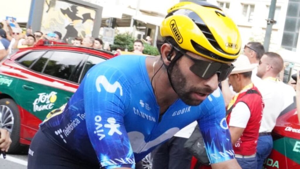 Fernando Gaviria, tras la etapa 3 del Tour de Francia 2024. - @Movistar_Team.