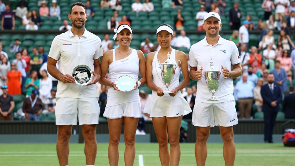 Giuliana Olmos y Santiago González caen en la final de dobles mixtos en Wimbledon 2024
