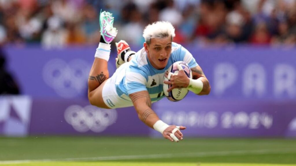 Los Pumas 7s vencieron a Kenia en su estreno en Paris 2024 | Foto: @SVNSSeries