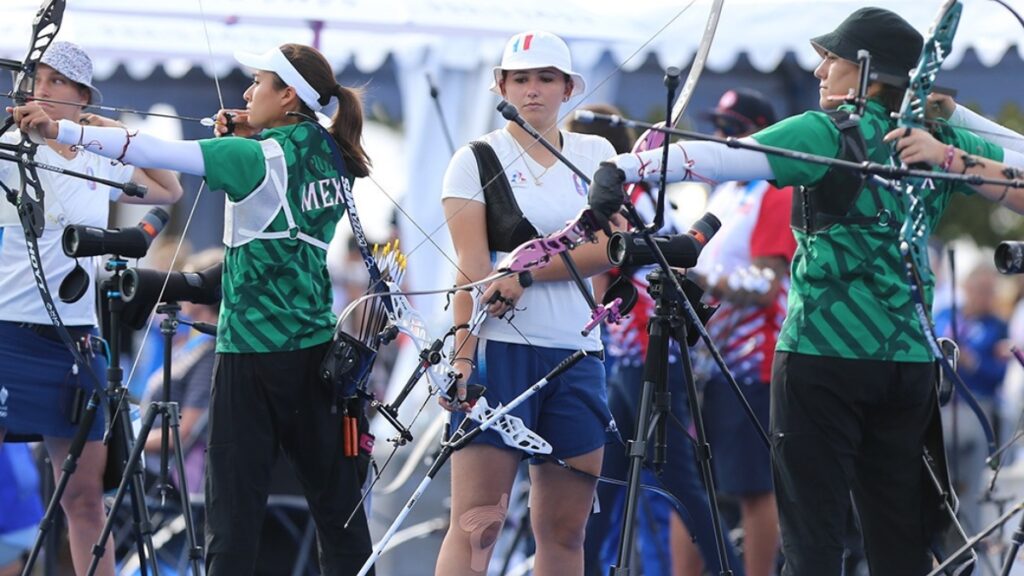 Alejandra Valencia, Ana Vázquez y Ángela Ruiz logran destacar  en primer día del tiro con arco en Paris 2024