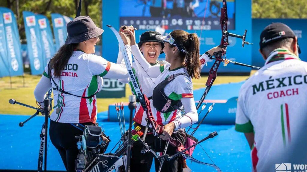 La delegación femenil avanzó como tercera general | TW: @WorldArchery