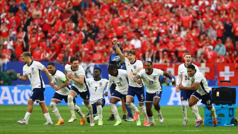 Inglaterra es certera en la tanda de penaltis y elimina a Suiza de la Eurocopa 2024