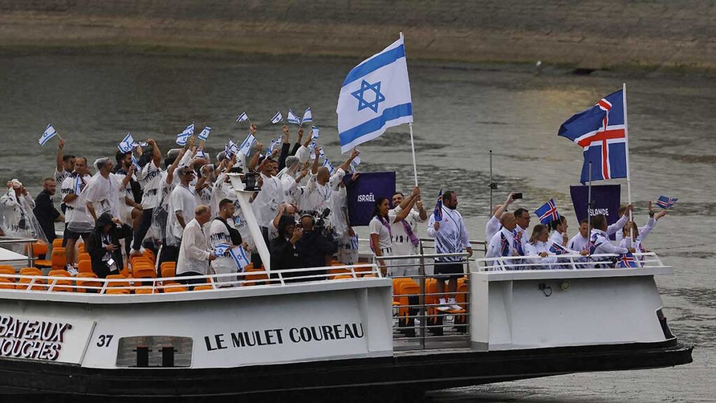 Israel estuvo presente en el desfile de inauguración de Paris 2024 | Reuters