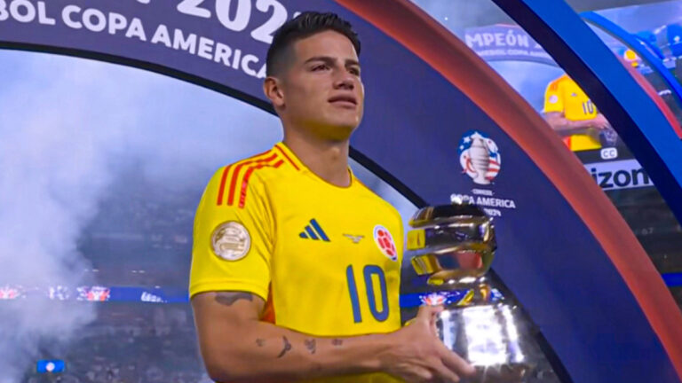 James Rodríguez, elegido como mejor jugador de la Copa América 2024