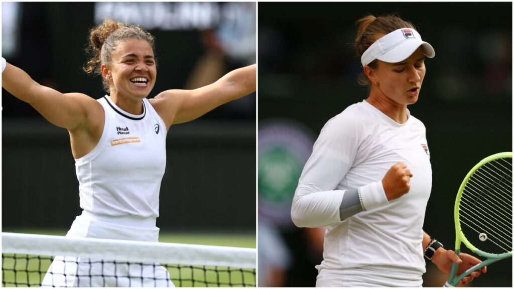 Jasmine Paolini vs Barbora Krejcikova | Final Wimbledon | Reuters