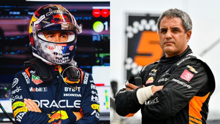 Juan Pablo Montoya defiende a Checo Pérez ante las diferencias de su monoplaza con el de Max Verstappen