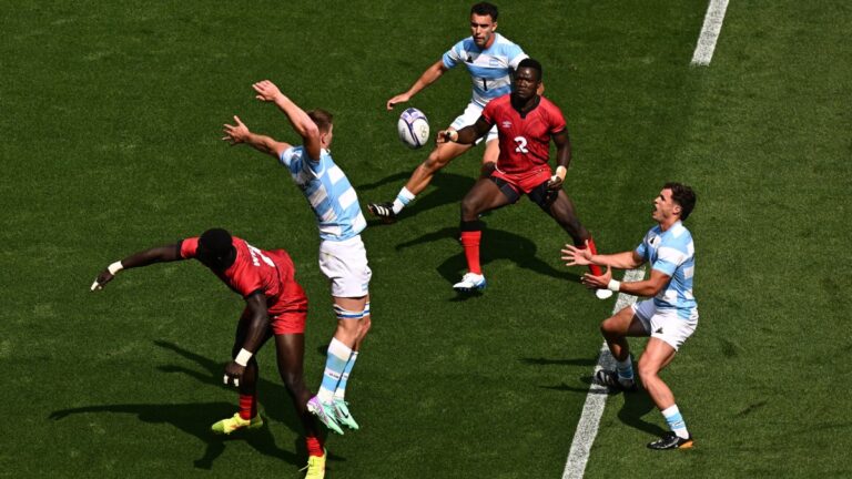 Highlights de rugby 7 en Paris 2024: Resultados de Argentina vs Kenia del Grupo B varonil