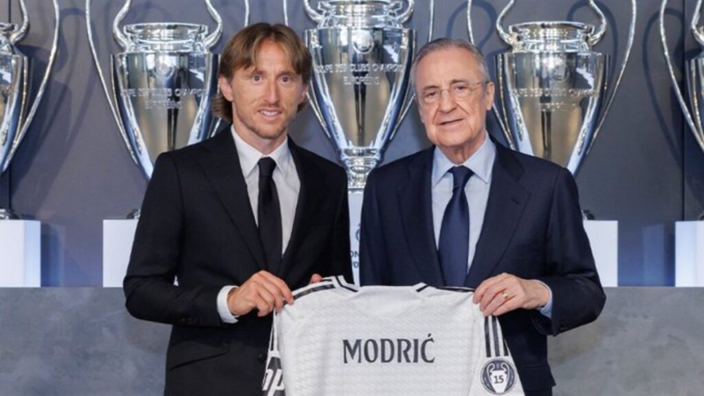 Luka Modric extiende su contrato con el Real Madrid hasta el 2025