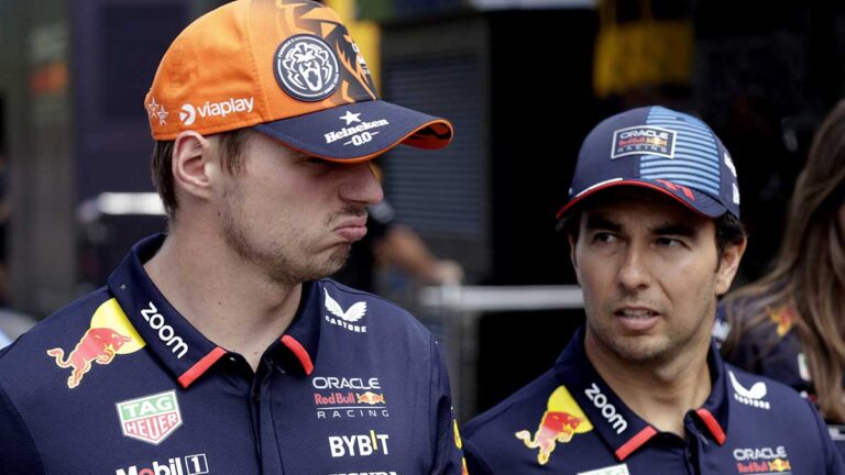 Checo Pérez defiende a Verstappen: “Creo que Max lleva todo al límite”