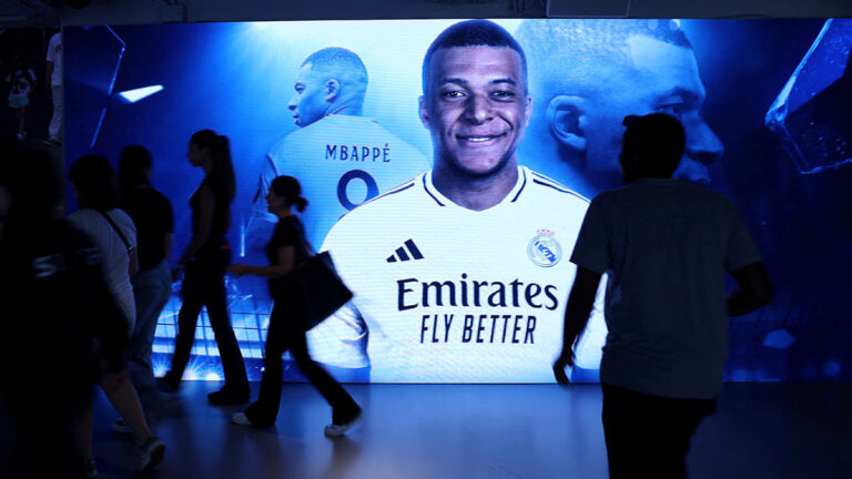 El Santiago Bernabéu se alista para una histórica y alucinante presentación de Kylian Mbappé