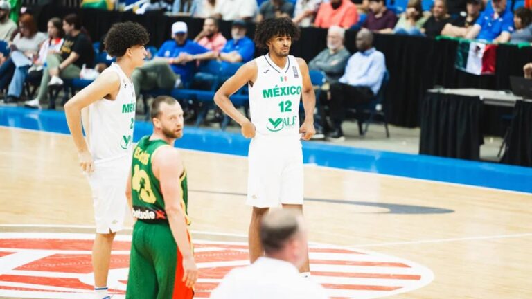 México pierde ante Lituania en su debut en el Preolímpico de Básquetbol en Puerto Rico 2024