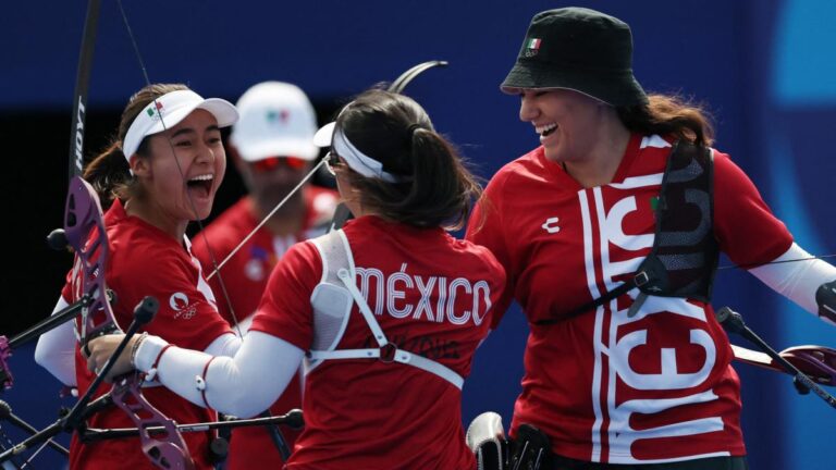 Alejandra Valencia, Ángela Ruiz y Ana Paula Vázquez le dan a México la primera medalla de Paris 2024 en el tiro con arco