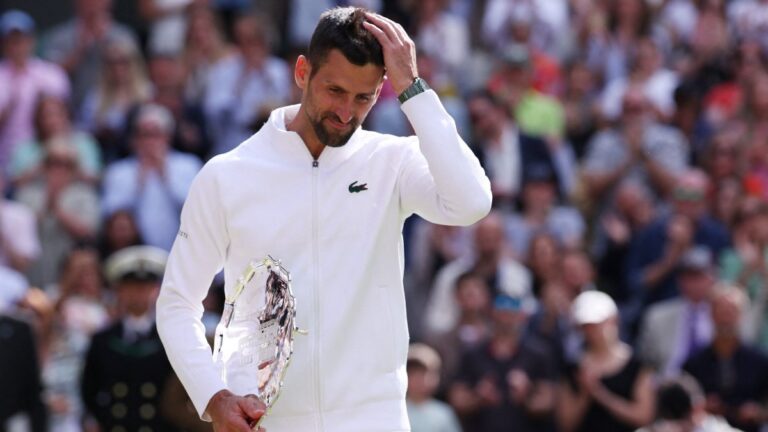 Novak Djokovic, tras perder Wimbledon: “Estoy decepcionado, pero satisfecho con mi trabajo”