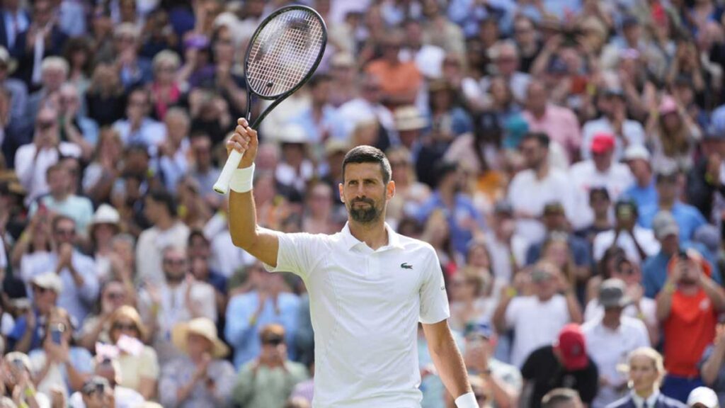 Novak Djokovic reconoció que debió ganar en sets seguidos. AP