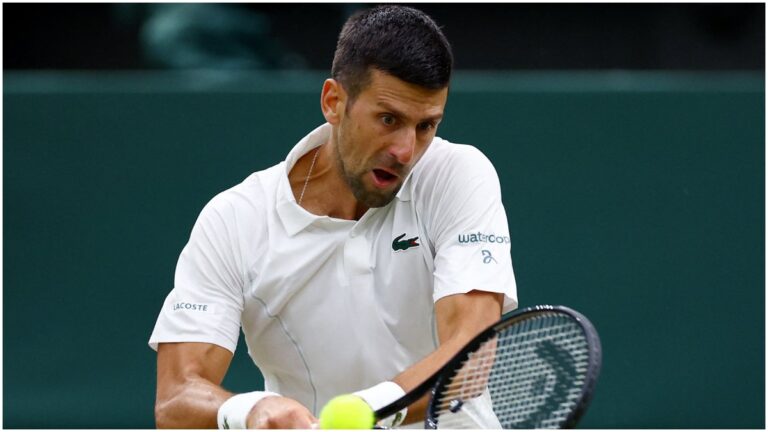 Djokovic vence a Popyrin, pero el partido en Wimbledon es interrumpido por los festejos de la Eurocopa