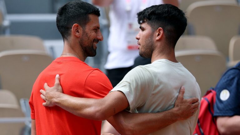 Novak Djokovic y Carlos Alcaraz, en vivo Paris 2024: Transmisión tenis varonil individual; primera ronda