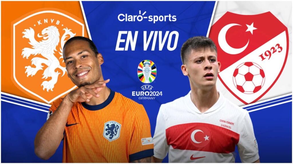 Países Bajos vs Turquía. en vivo online: Eurocopa 2024