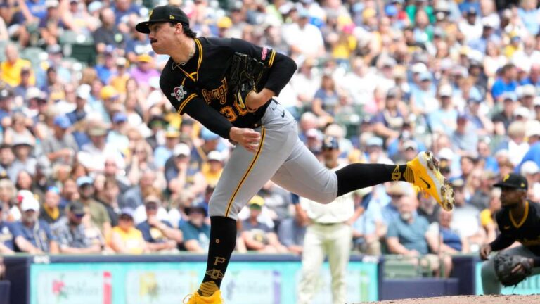 Paul Skenes coquetea con el ‘no hitter’ y Pittsburgh blanquea a Milwaukee