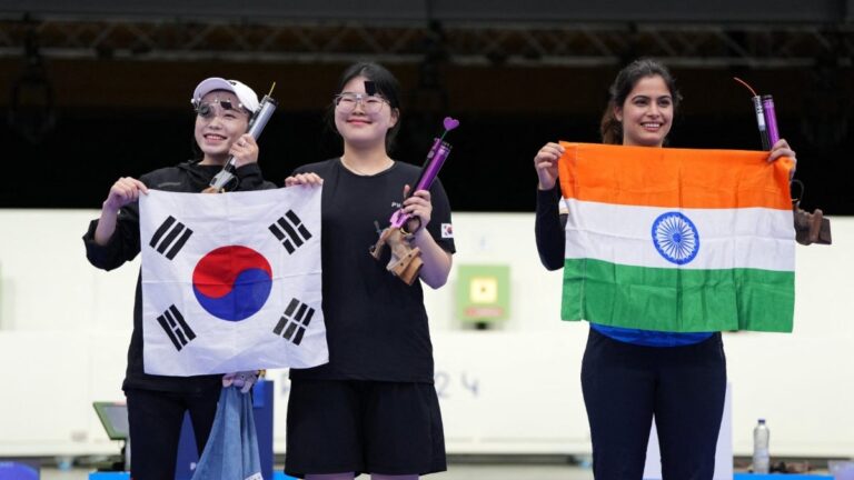 Highlights de tiro deportivo: Final de rifle 10 metros pistola de aire femenil en Paris 2024