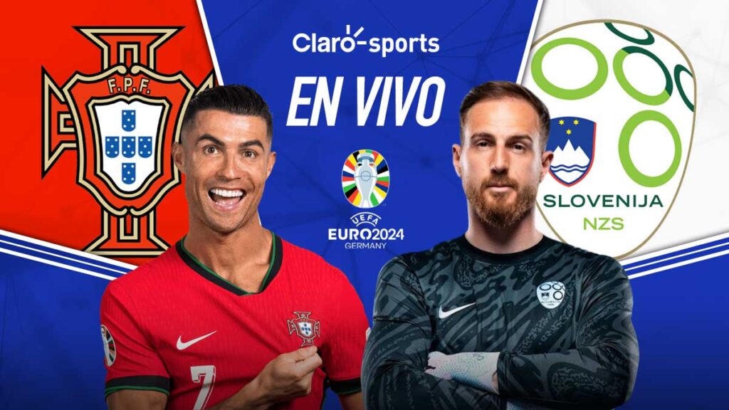 Portugal vs Eslovenia, en vivo online octavos de final. Claro Sports