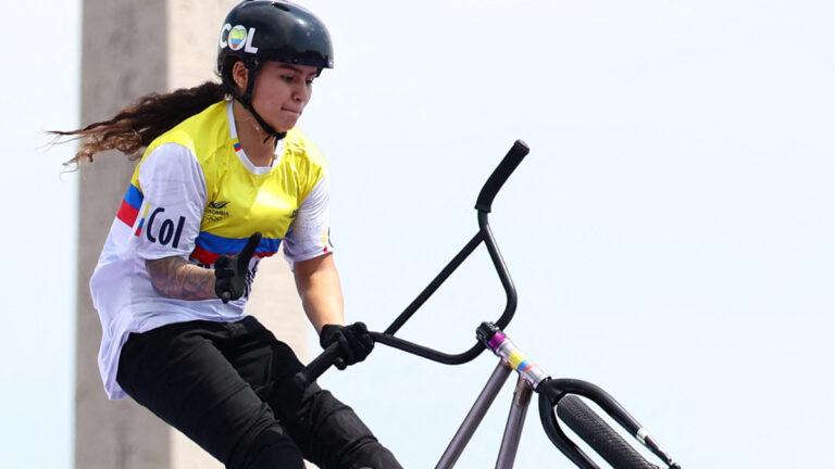 Queen Saray Villegas roza la gloria olímpica en el BMX freestyle