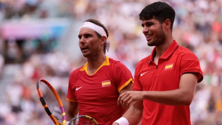 Tenis en vivo Paris 2024: Rafa Nadal y Carlos Alcaraz dobles varonil, transmisión y resultado en directo