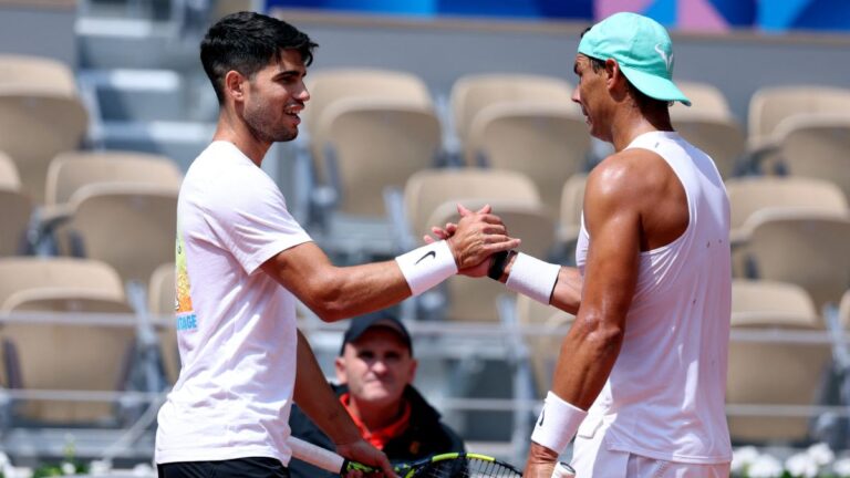 Rafael Nadal y Carlos Alcaraz ya conocen a sus rivales en los Juegos Olímpicos Paris 2024