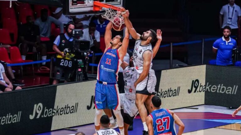 República Dominicana saca de la cancha a Egipto en su primer partido en el Preolímpico de básquetbol