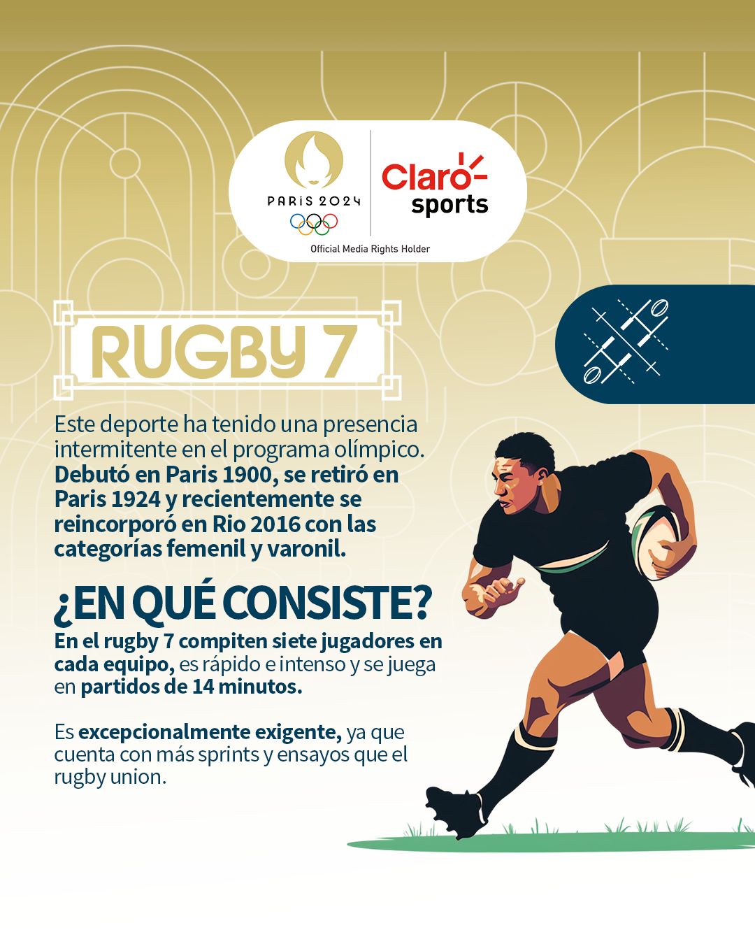 Rugby 7 todo lo que debes saber sobre este deporte olímpico ClaroSports