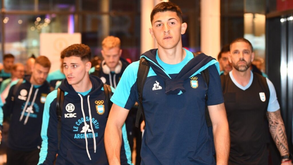 Selección argentina de fútbol llega a Francia