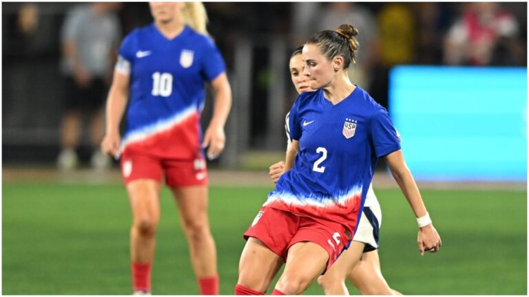 La selección femenil de los Estados Unidos deja dudas en su último partido previo a Paris 2024