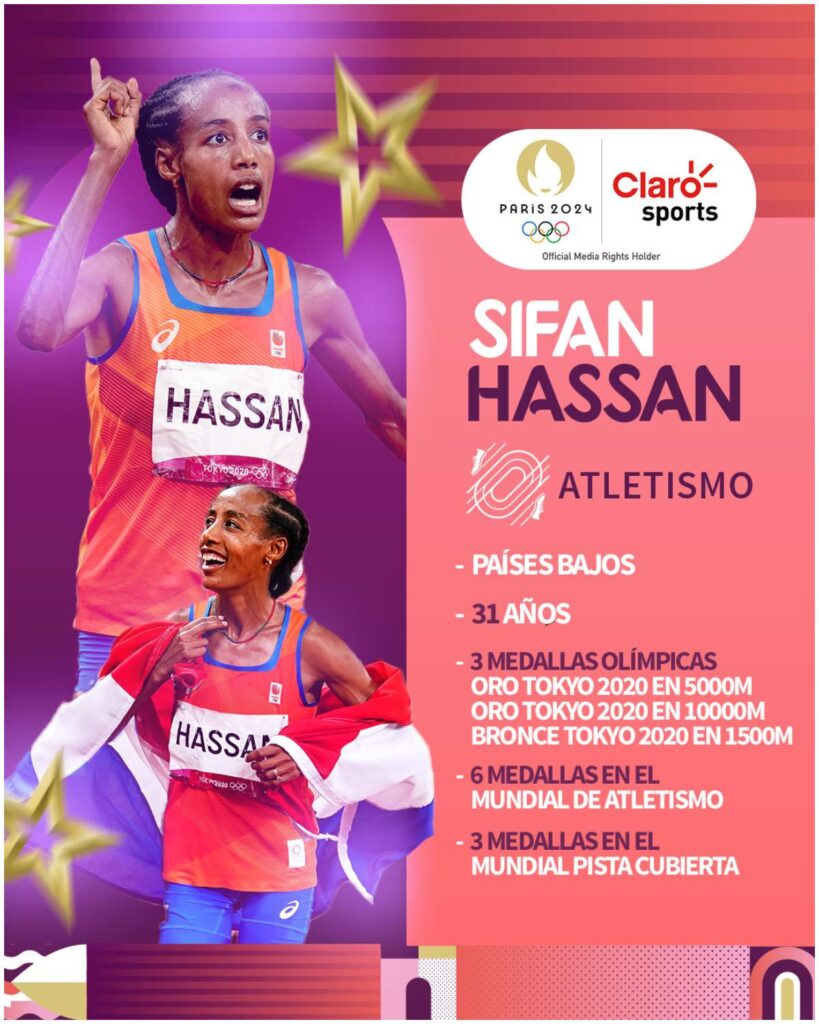 Sifan Hassan, quiere aumentar su legado en Juegos Olímpicos